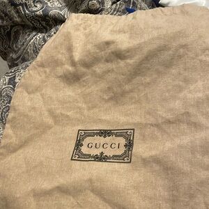 Gucci dust cover 14”w x 15.5”l